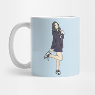 School Girl Korean Mug